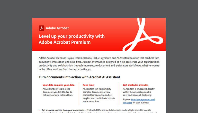 Article Level Up Your Productivity With Adobe Acrobat Premium Image