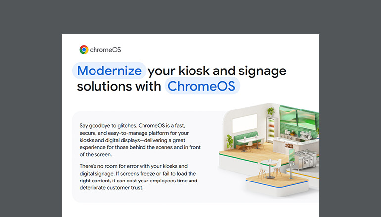 Article Modernize Your Kiosk and Signage Solutions With ChromeOS Image