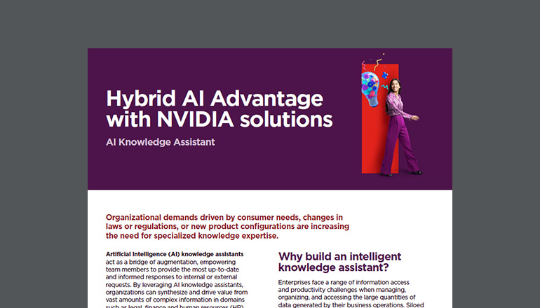 Article Knowledge Assistant | Hybrid AI Advantage With NVIDIA Solutions  Image