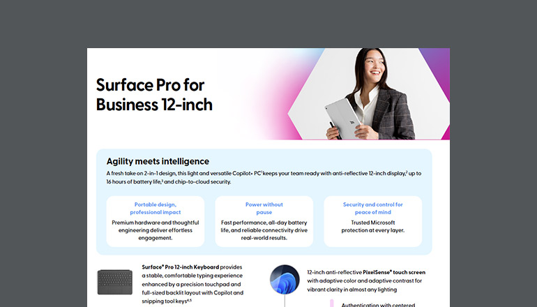 Article Surface Pro for Business 12-inch Image