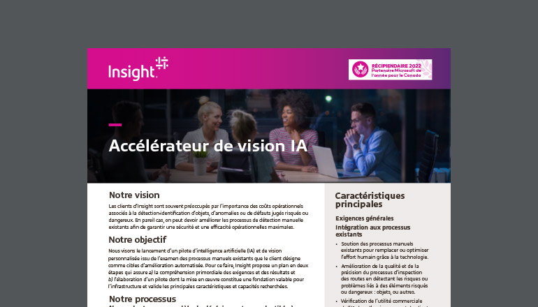 Article Accélérateur de vision IA Image