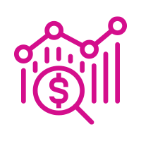 Increased sales icon