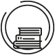 Throughout study icon