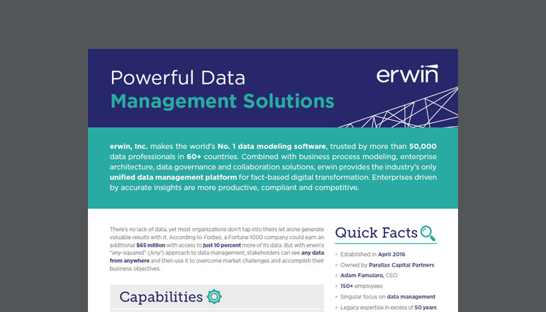 Article erwin Powerful Data Factsheet Image