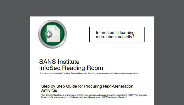 Article Guide for Procuring Next-Gen Antivirus Image