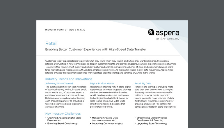 Article IBM Aspera Automotive Point of View Image
