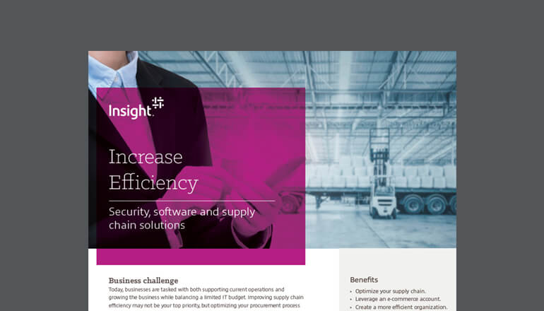 Article Insight optimise votre chaîne d’approvisionnement Image