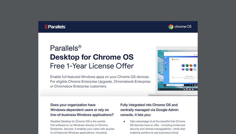 Article Parallels for Chrome OS License Offer Image