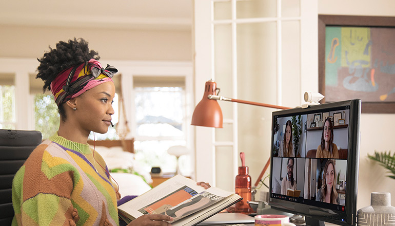 Article How to Look and Sound Your Best When Working From Anywhere With Poly Image