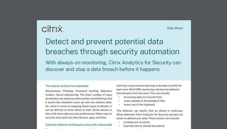 Article Detect and Prevent Potential Data Breaches Through Security Automation Image