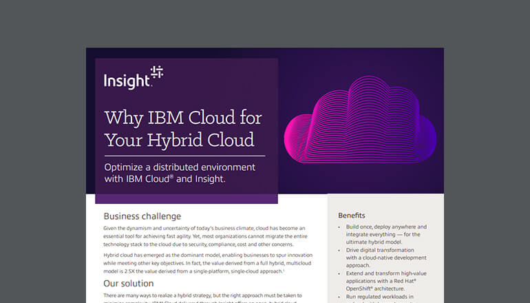 Article Why IBM Cloud for Your Hybrid Cloud Image