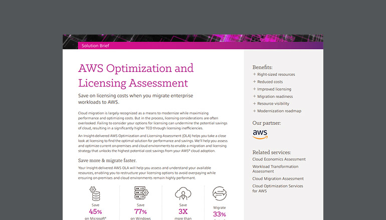 Article AWS Optimization and Licensing Assessment Image