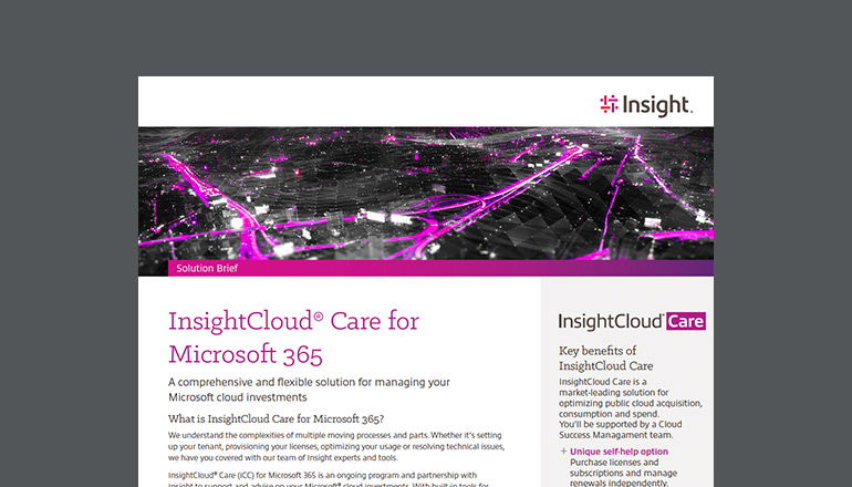Article InsightCloud Care for Microsoft 365 Image