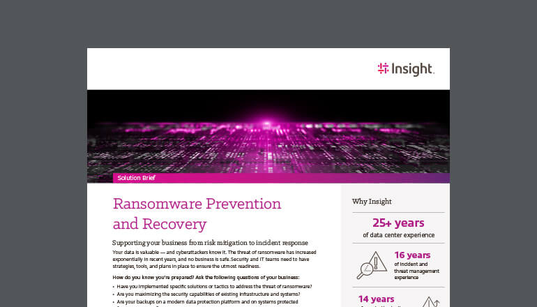 Article Ransomware Prevention and Recovery Image