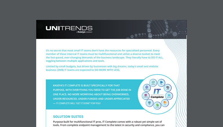 Article Unitrends Unified BCDR Image