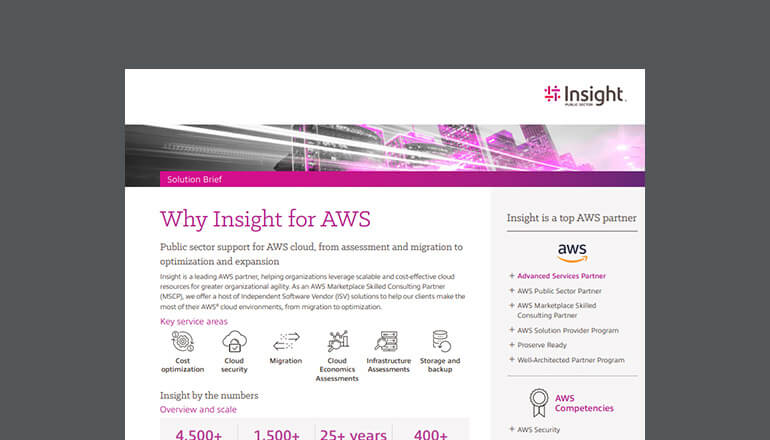 Article Why Insight for AWS (Public Sector) Image