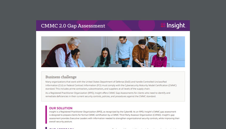 Article CMMC 2.0 Gap Assessment Image