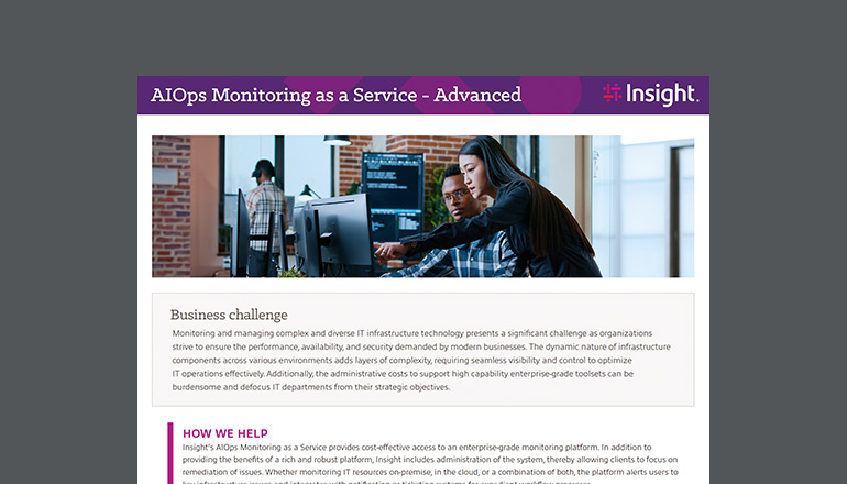 Article AIOps Monitoring as a Service: Advanced  Image