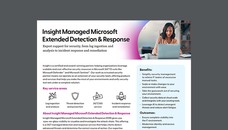 Article Insight Managed Microsoft Extended Detection & Response Image