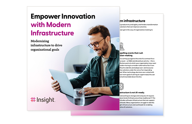 Thumbnail of Empower Innovation With Modern Infrastructure ebookavailable to download