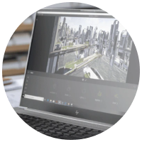 Laptop screen open