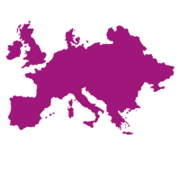 Illustrated map icon of APAC region