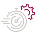 Stopwatch efficiency icon