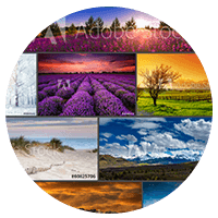 Screen shot of Adobe stock files.