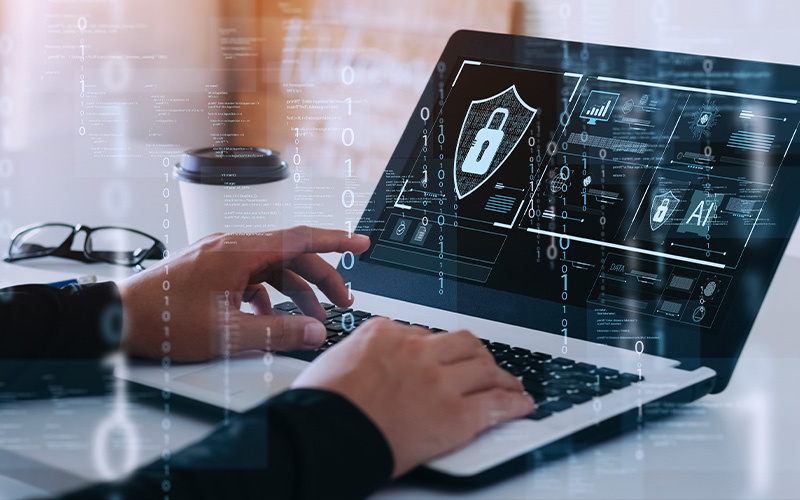 End users are creating, modifying and deleting data every second on their laptops Professional working on laptop