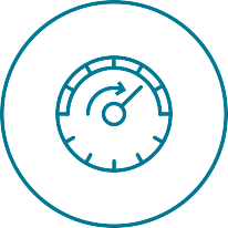 Accelerate gear icon illustration