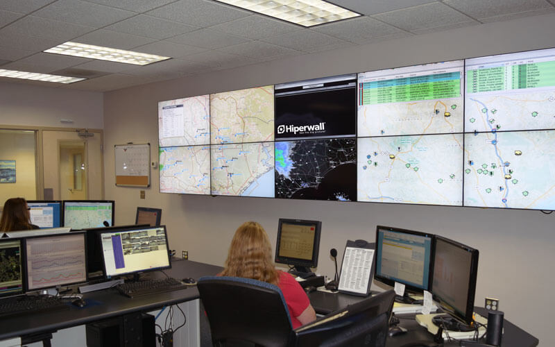 Hiperwall call center lifestyle
