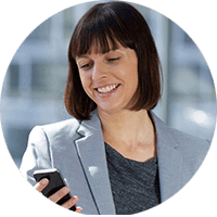 A professional Holding a Phone seamlessly working with accuracy, speed and focus