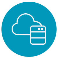 Cloud hybrid service graphic