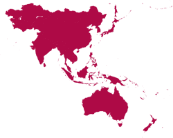 Map of Asia-Pacific