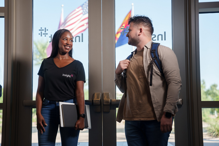 Smiling Insight employee joins career reboot program