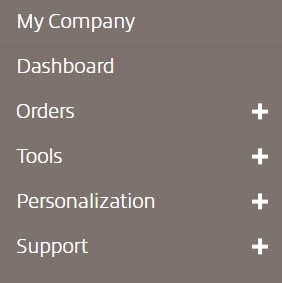 My Company dropdown found in myInsight
