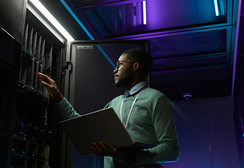 User in data center User in data center