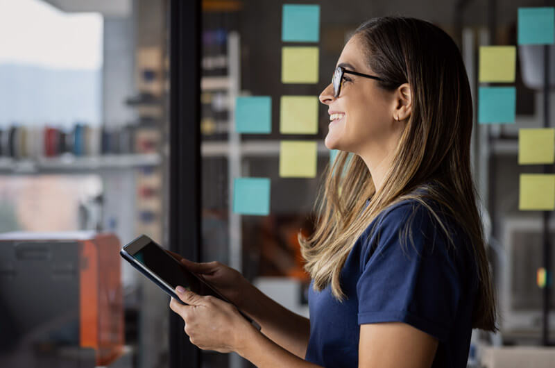 Diverse team in collaboration conversation in modern office