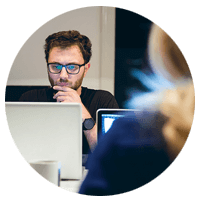 Developers working