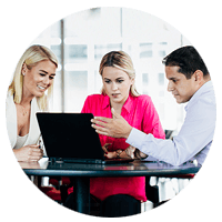 Team working together