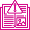 Illustration of warning icon