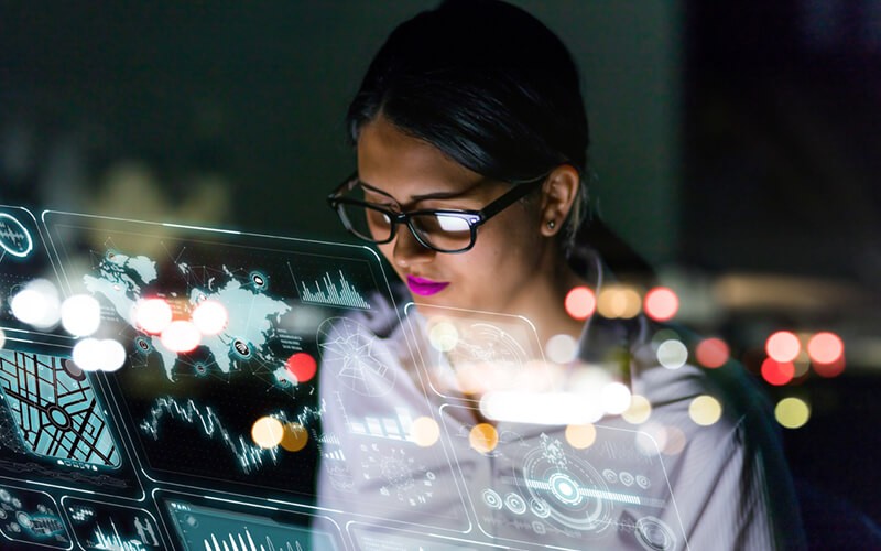 businesswoman-with-abstract-data-computer-overlay businesswoman-with-abstract-data-computer-overlay