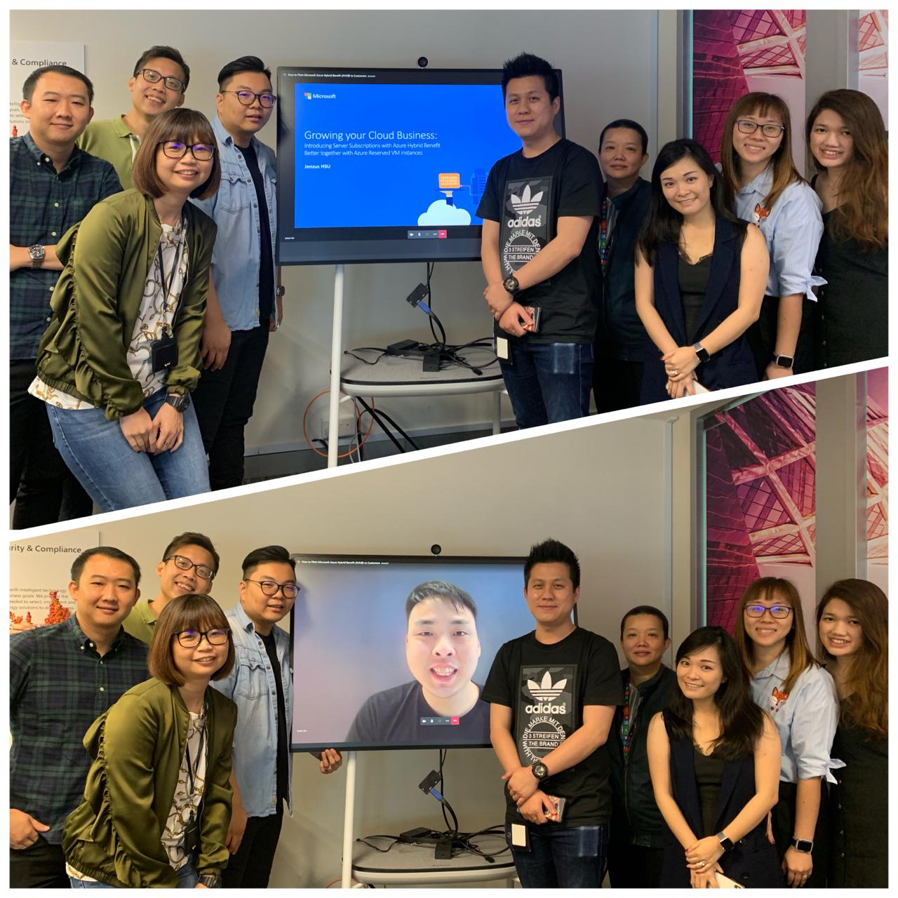 Our managers work with teammates to help them achieve their career goals Australian teammates on Hackathon