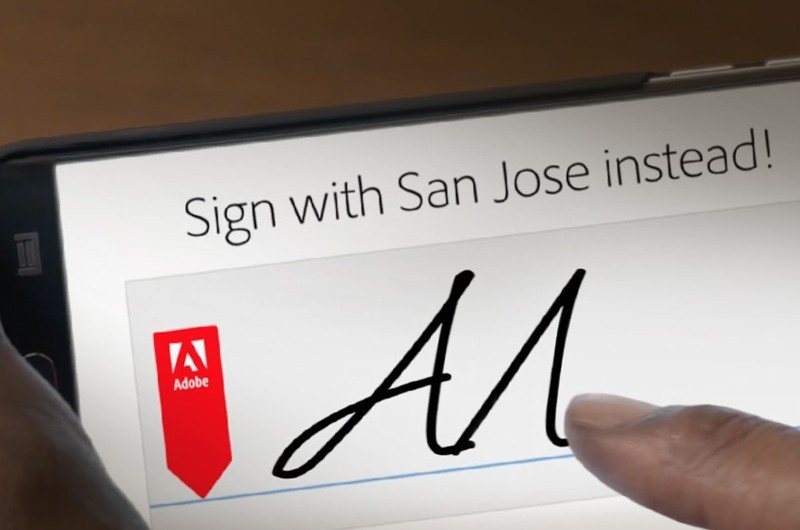 Adobe Sign makes the signature process run faster. Adobe Sign makes the signature process run faster.