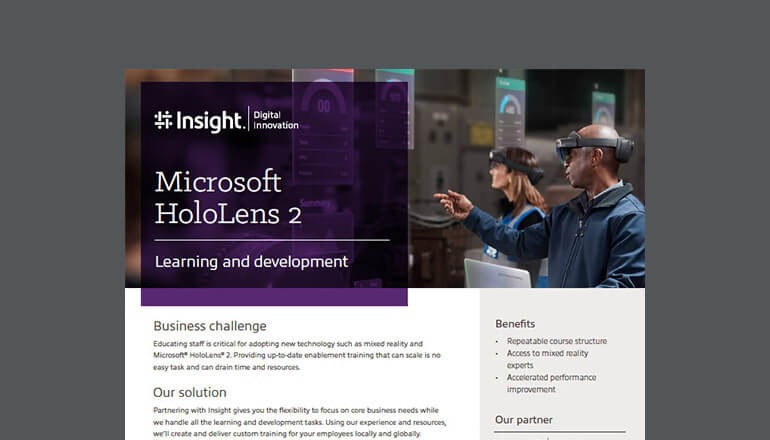 Educating your team is key to maximizing the potential of mixed reality and HoloLens 2 Microsoft HoloLens 2: Learning and Development thumbnail