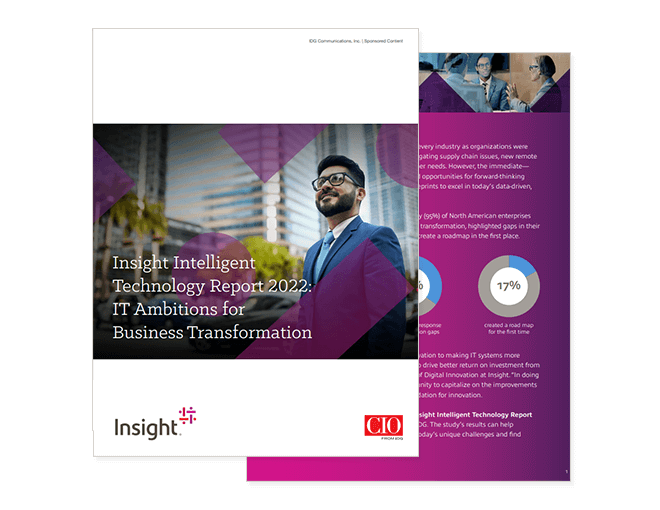 Insight Intelligent Technology Report 2022: IT Ambitions for Business Transformation Thumbnail of asset