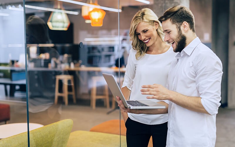 The Cisco Meraki MG cellular gateway can help this issue by utilizing templates Professionals collaborating on a laptop