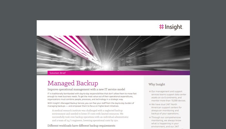 Managed Backup Solution brief thumbnail