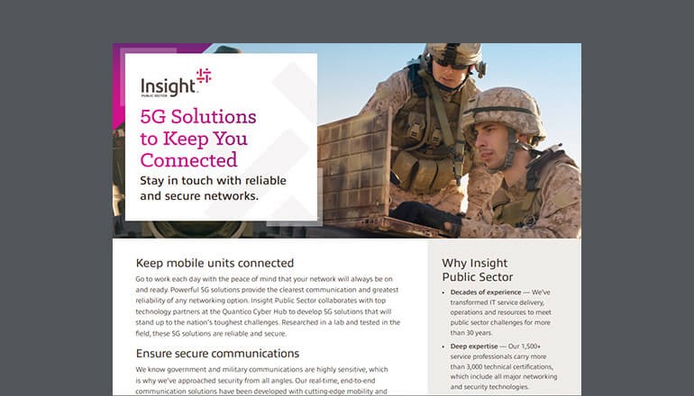 5G Solutions to Keep You Connected