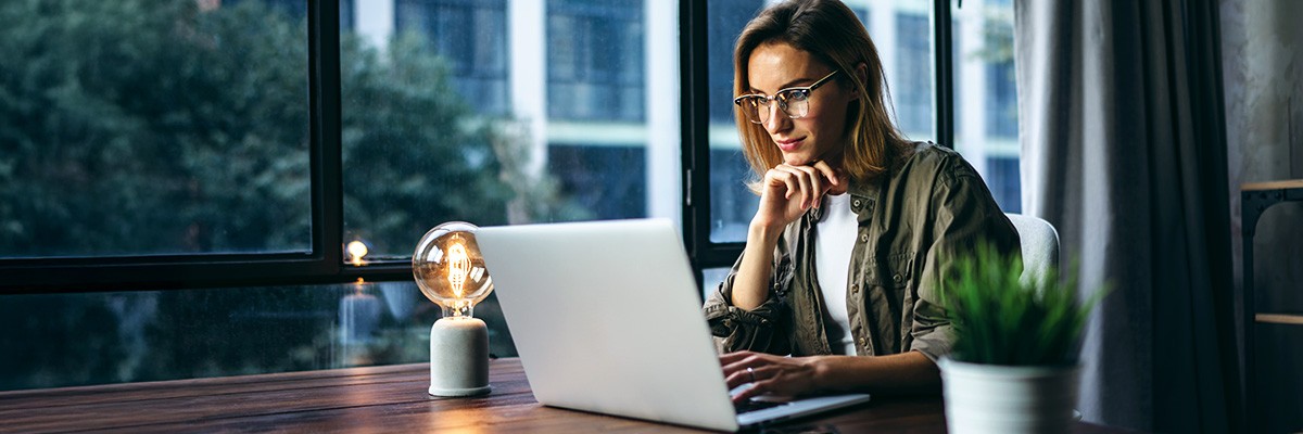 Woman on laptop